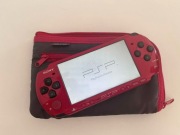 PSP 3000 Red&Black edition, BDB stan, org. pokrowiec
