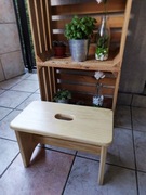 Drewniany ręcznie robiony taboret - wysoka jakość