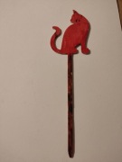 Drewniana różczka dla dużych kotów