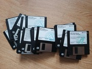 Dyskietki 3.5" floppy  z sterownikami 18 sztuk
