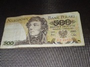 Banknot 500 zł  z 01.czerwca. 1982 