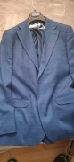 Sprzedam garnitur casualowy granatowy w kratkę marki chicago