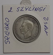 Wielka Brytania 2 szylingi (floren), 1937 - 1946