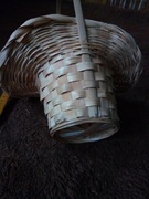 Koszyk wiklinowy - wielkanocny lub na kwiatek