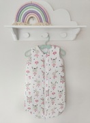 Spiworek niemowlęcy króliczki na huśtawkach 