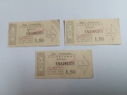 Bilety autobusowe MZK Warszawa 3 x bilet autobusowy nowe + bilet PKS  