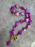 Naszyjnik - Masa perłowa/stal nierdzewna