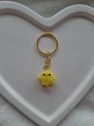 Brelok kurczak handmade słodki do kluczy plecaka torebki kosmetyczki