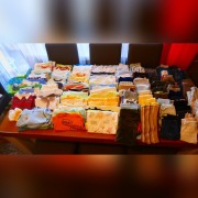 MEGA zestaw ubranek od 56 do 74 +rożki 200szt