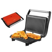 GRILL ELEKTRYCZNY KONTAKTOWY OPIEKACZ TOSTER czerwony