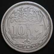Egipt 10 piastrów 1917 - srebro