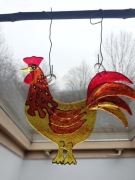 Kogut - szklany witrażyk. Tomekidomek 