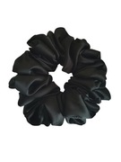 Gumka do włosów typu Scrunchies Czerń Maxi 