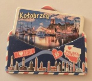 Magnes na lodówkę MIELNO Morze Bałtyckie Ustka Kołobrzeg Sopot Gdańsk (42) 