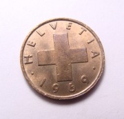 Szwajcaria 1 rappen 1969