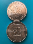 Zestaw 2 x 200 złotych z 1974 i 1975 PRL Srebro