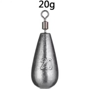 Ciężarek wędkarski 20g z krętlikiem / łezka 
