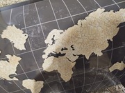 OBRAZ MAPA ŚWIATA TRÓJWYMIAROWY 3D 