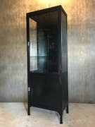 Szafa metalowa LOFT lekarska medyczna witryna szklana industrialna