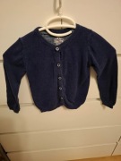 Lupilu 98/104 cm granatowy sweter zapinany na guziki kardigan dla chłopca