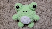 Żabka rękodzieło 12latki pluszak