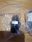 X Autohaux Adapter AN10 do AN10 Złącze do Węża 2 sztuki Czarny