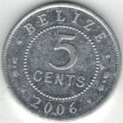 Belize 5 cents centów 2006 - 20 mm nr 2