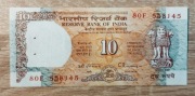 Indie 10 Rupees 1992-97  P-88d aUNC 
