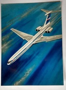 Fly by LOT reklama  IŁ 62