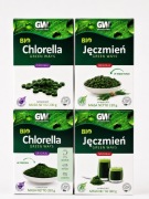 Zestaw 4 produktów Green Ways BIO Chlorella + BIO Jęczmień