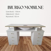 Biurko kosmetyczne do manicure pochłaniacz Afinia 