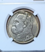 II RP 10 zł złotych 1935 NGC AU Details 