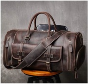 Torba Podróżna Skóra Naturalna Vintage Premium Męska Hand Made