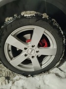 Alufelgi dezent  z oponami zimowymi 17 5x120