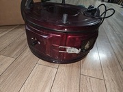 Okragły piekarnik Ugur Davul z pojedynczą tacą, bordowo-czerwony