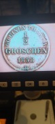 Srebrne 1/2 Groschen 1858 B - Królestwo Hanoweru - Jerzy V - Od 1 zł!