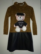 Sukienka sweterkowa ciepła