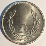 Moneta 1 złoty 1966 rok