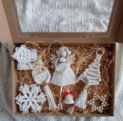 Zestaw ozdób świątecznych box prezentowy 