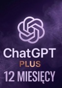 ChatGPT Plus 12 Miesięcy Indywidualne  / Chat Gpt Plus 