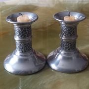 Świeczniki cynowe