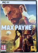 Max Payne 3 - Gra PC, 4 CD, stan bardzo dobry