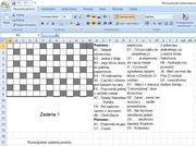 100 zadań szaradziarskich "MAGIA SŁÓW" w EXCEL-u