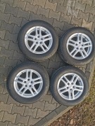 4 koła- AluFelgi Dezent 15" z oponami Bridgestone 