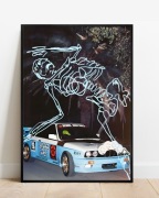 Plakat A3 42x30 Travis Scott Y2K do pokoju