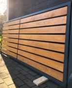 D12 Przęsło drewniane /metal ogrodzenie klasyczne 