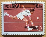 2613, * kasowany, 60-lecie Polskiego Związku Tenisowego