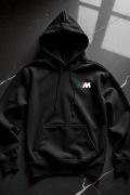 Męska Czarna Bluza M BMW M Pakiet Logo Basic