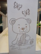 Zestaw Łóżeczko Miś Tomi+Materac kokos-pianka-kokos 120x60