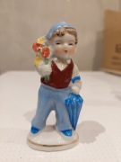 Figurka chlopiec porcelana import 
